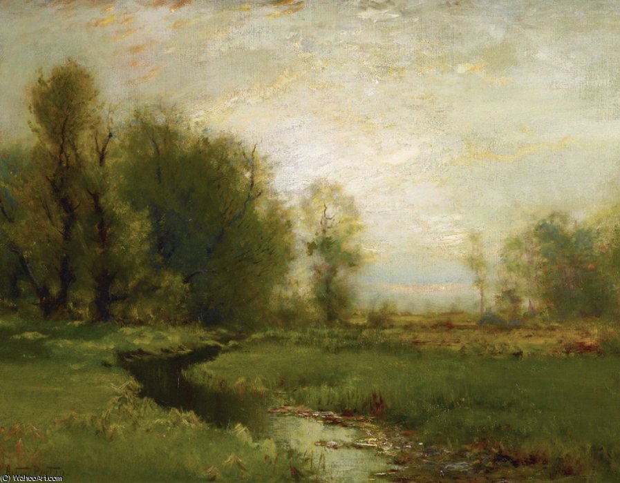 A Stream Through The Meadow — Arthur Parton