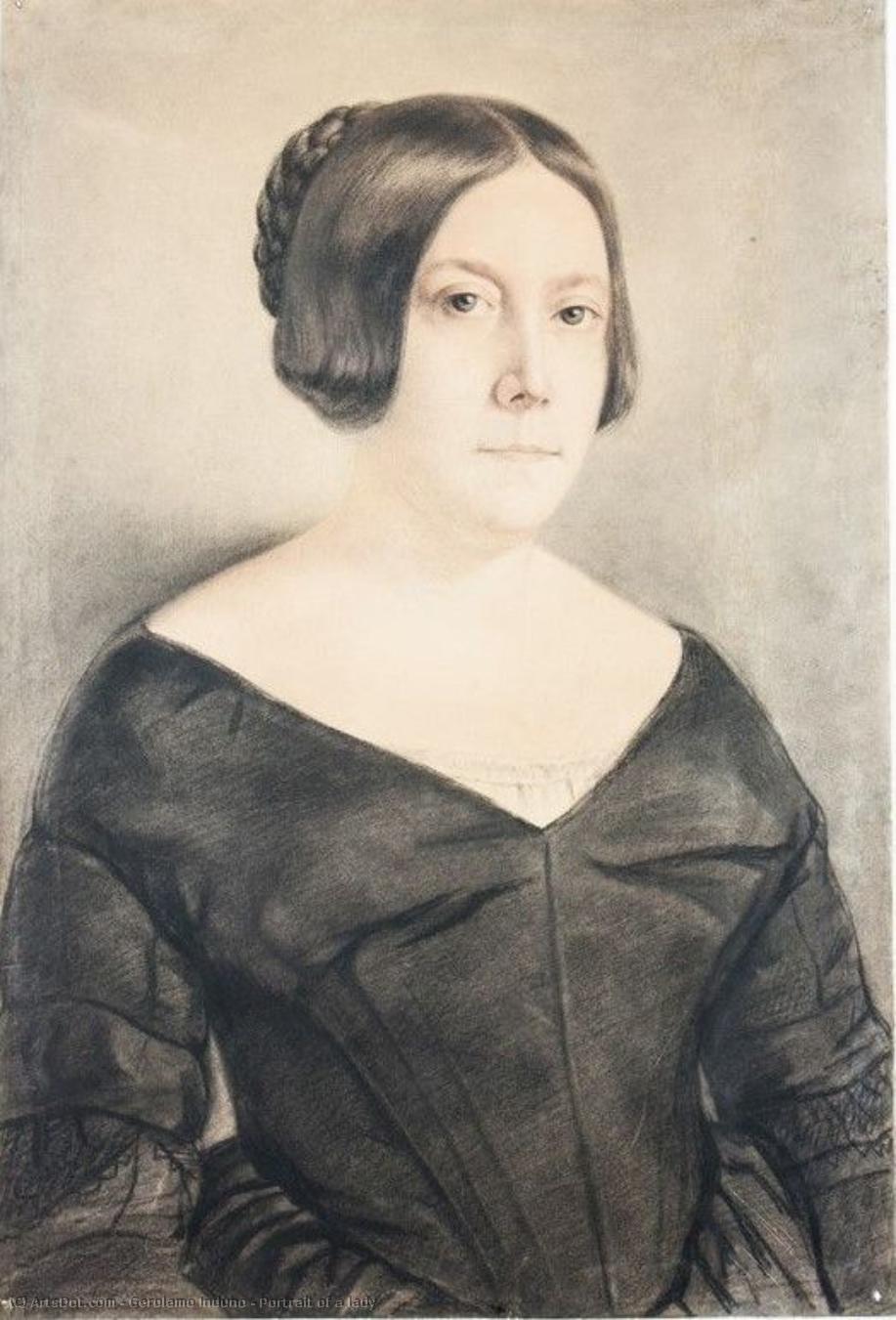 Portrait Of A Lady — Gerolamo Induno
