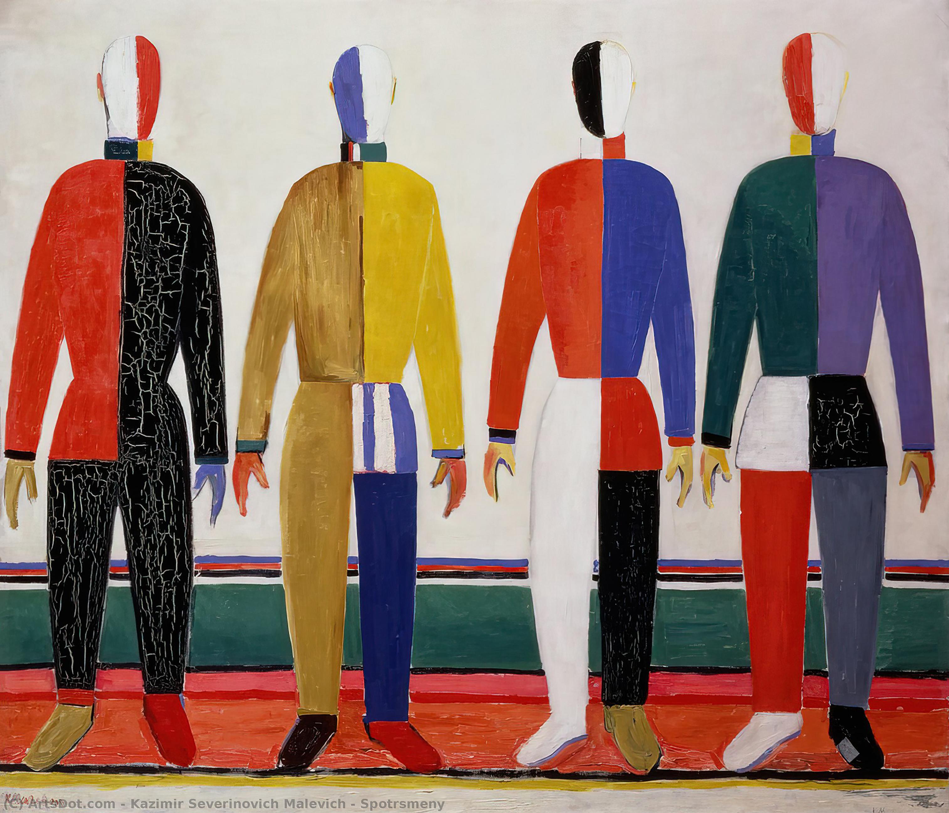 Deportistas — Kazimir Malevich