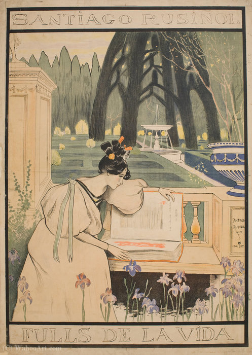 Fulls De La Vida), (109 X 76 Cm) (1898) — Santiago Rusiñol Prats