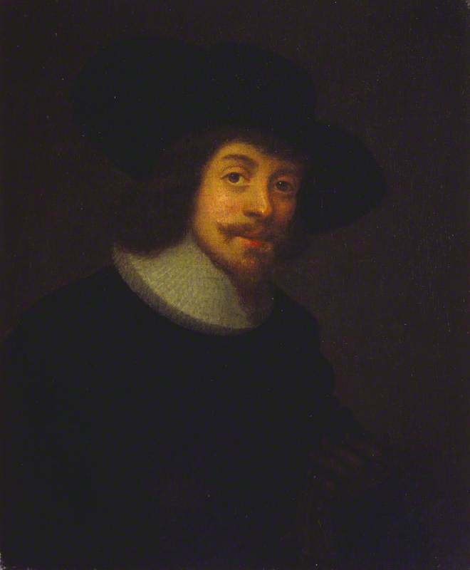 George Jamesone (1589 1590–1644), Portrait Painter, Self Portrait — George Jamesone