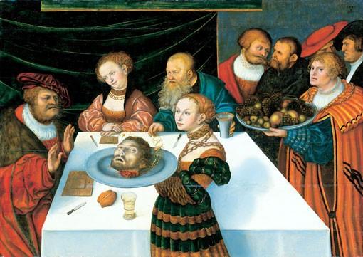 The Feast Of Herod — Lucas Cranach The Elder