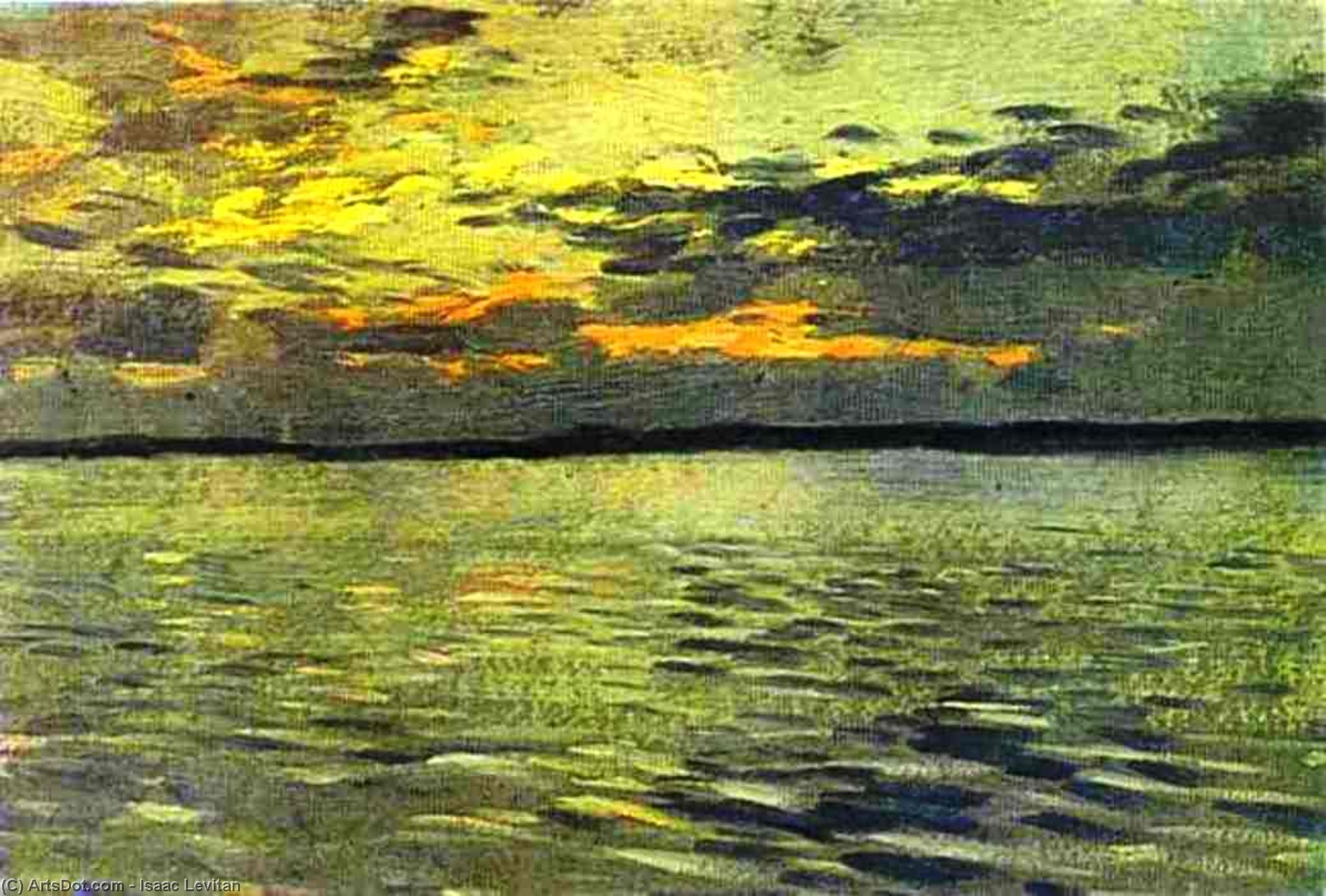The Lake. Eventide — Isaak Ilyich Levitan