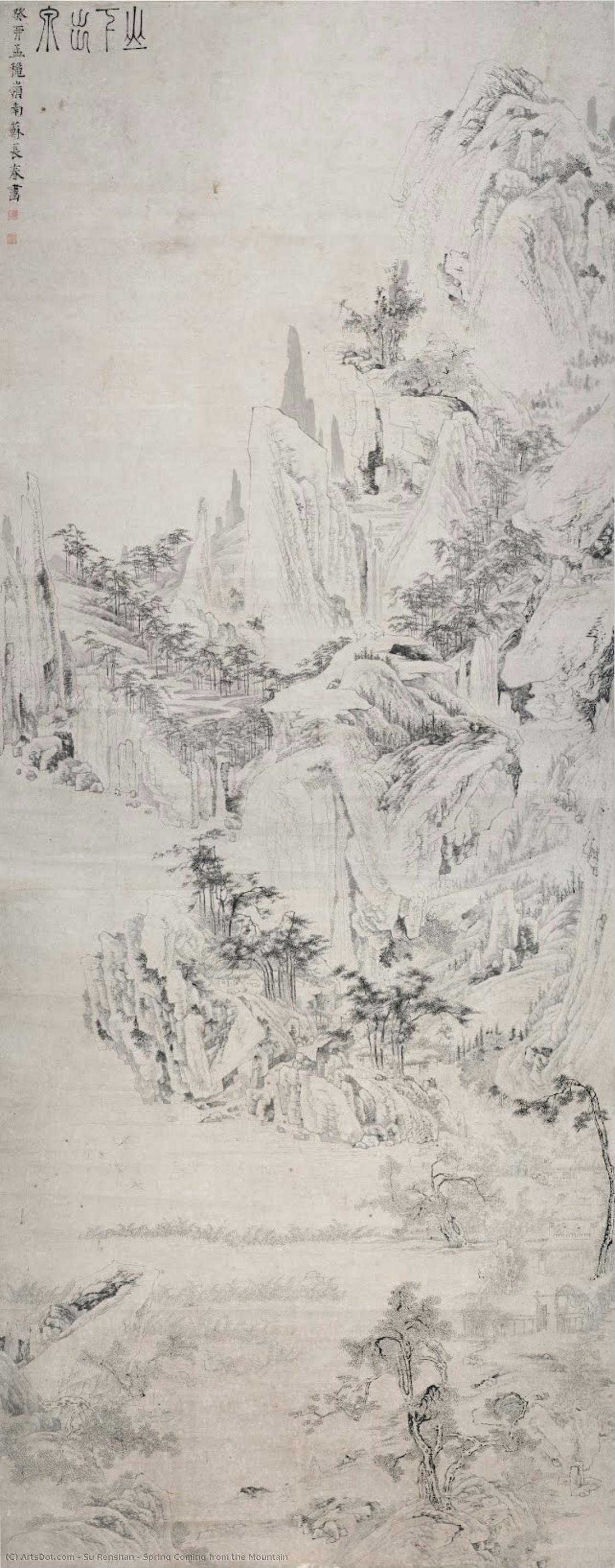 Spring Coming From The Mountain — Su Renshan