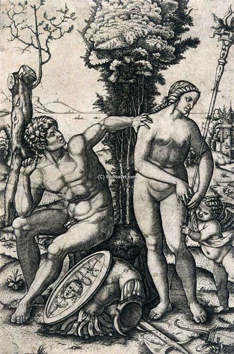 Mars, Venus, And Eros — Marcantonio Raimondi