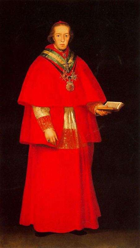 Cardinal Luis María Of Borbón — Francisco José De Goya Y Lucientes