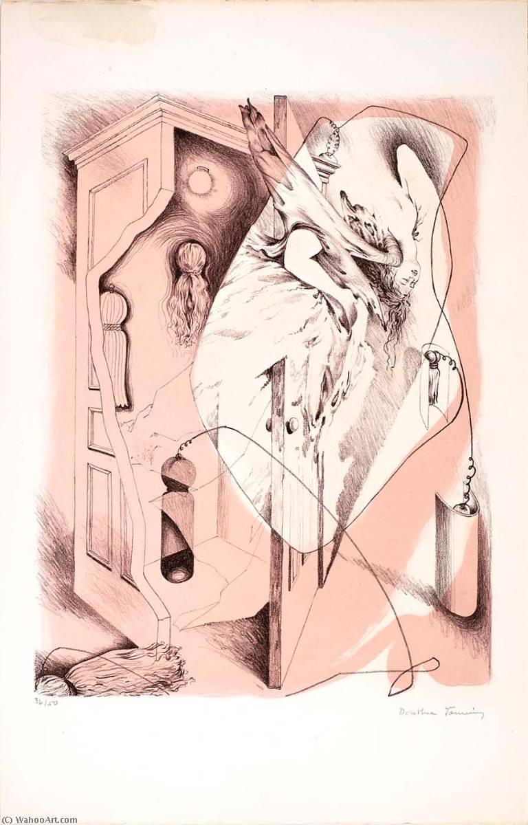 Cinquieme Peril, From The Portfolio Les 7 Perils Spectraux — Dorothea Tanning