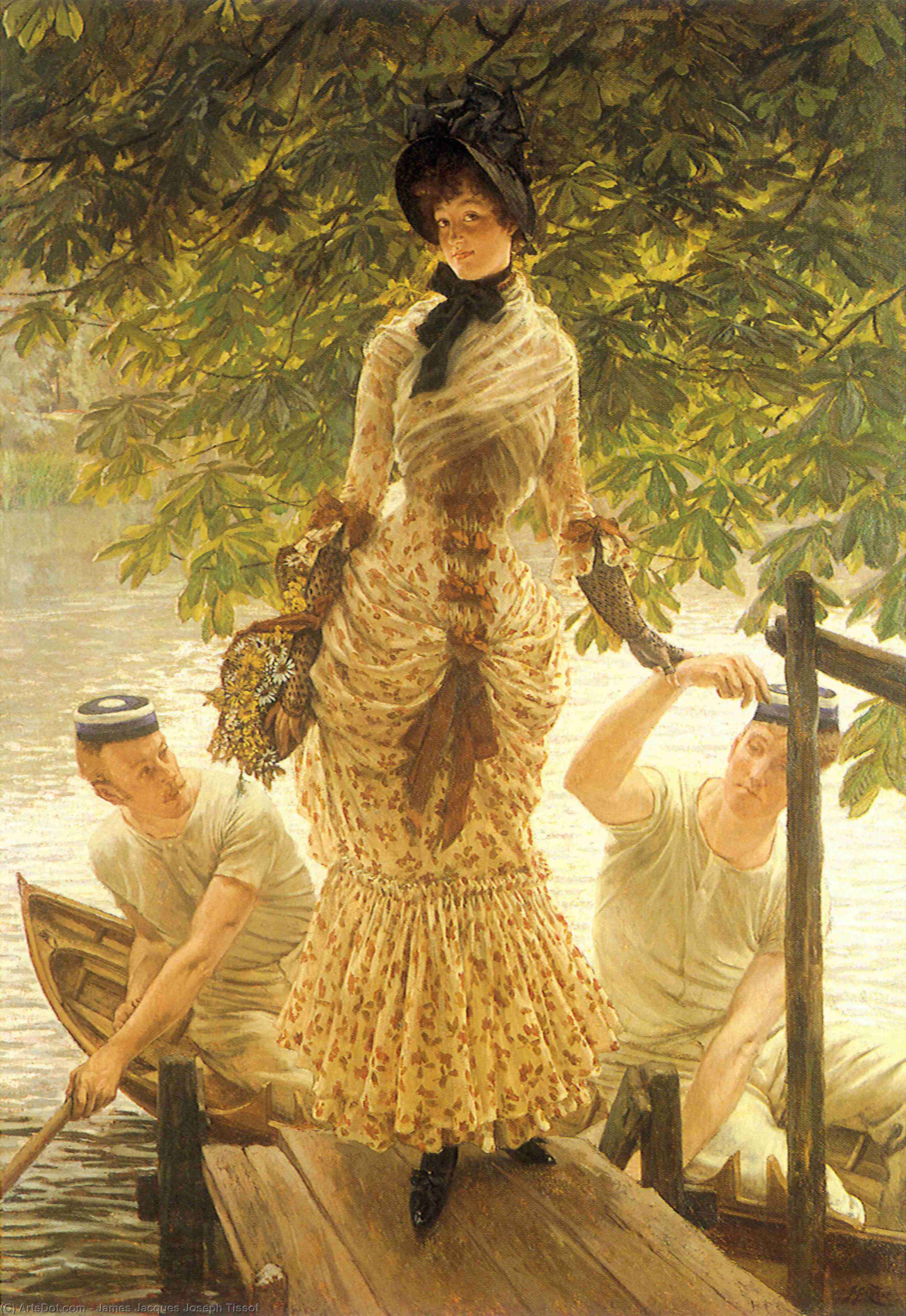 On The Thames (also Known As Return From Henley) — Jacques Joseph Tissot