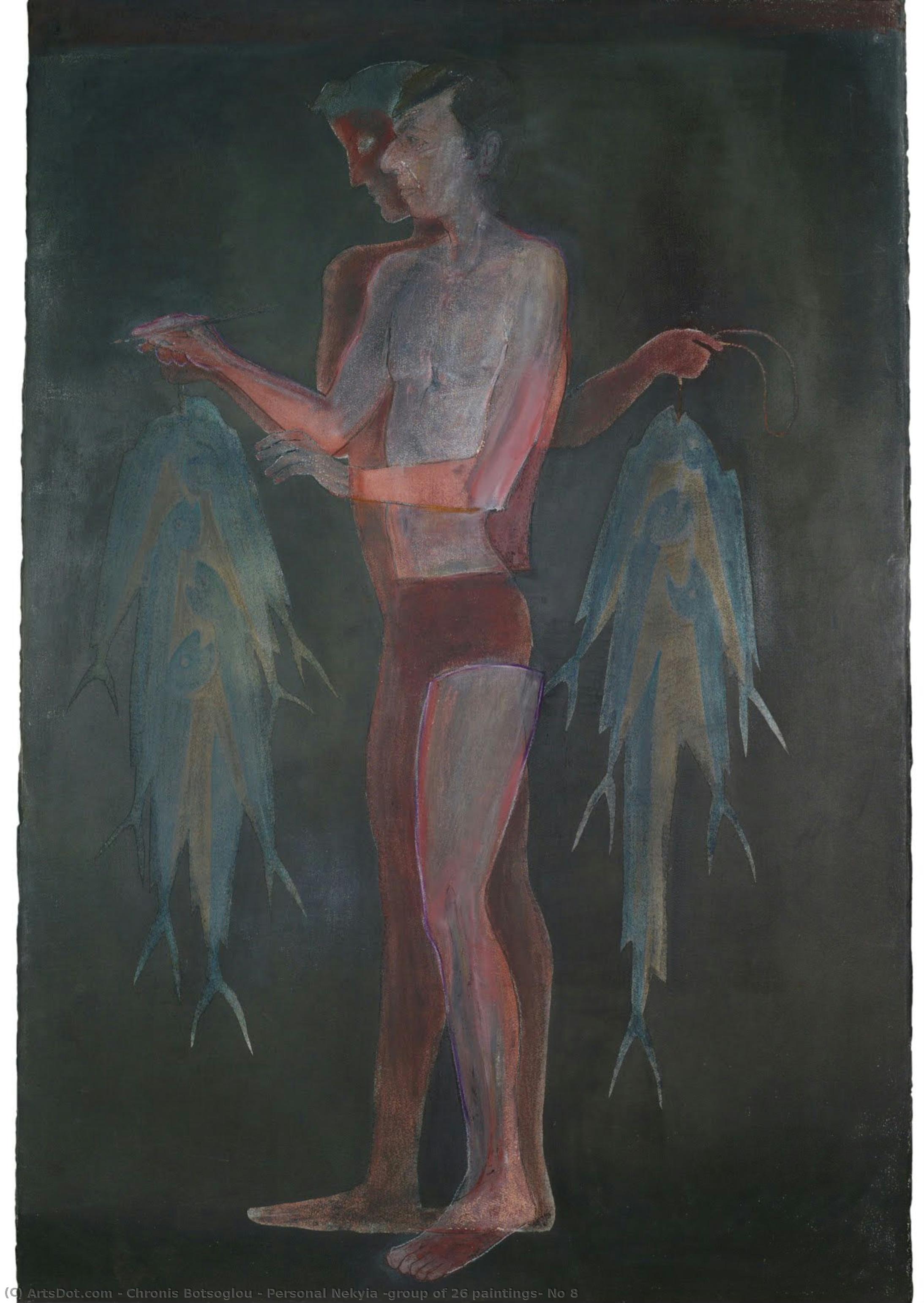 Personal Nekyia (group Of 26 Paintings) No 8 — Chronis Botsoglou
