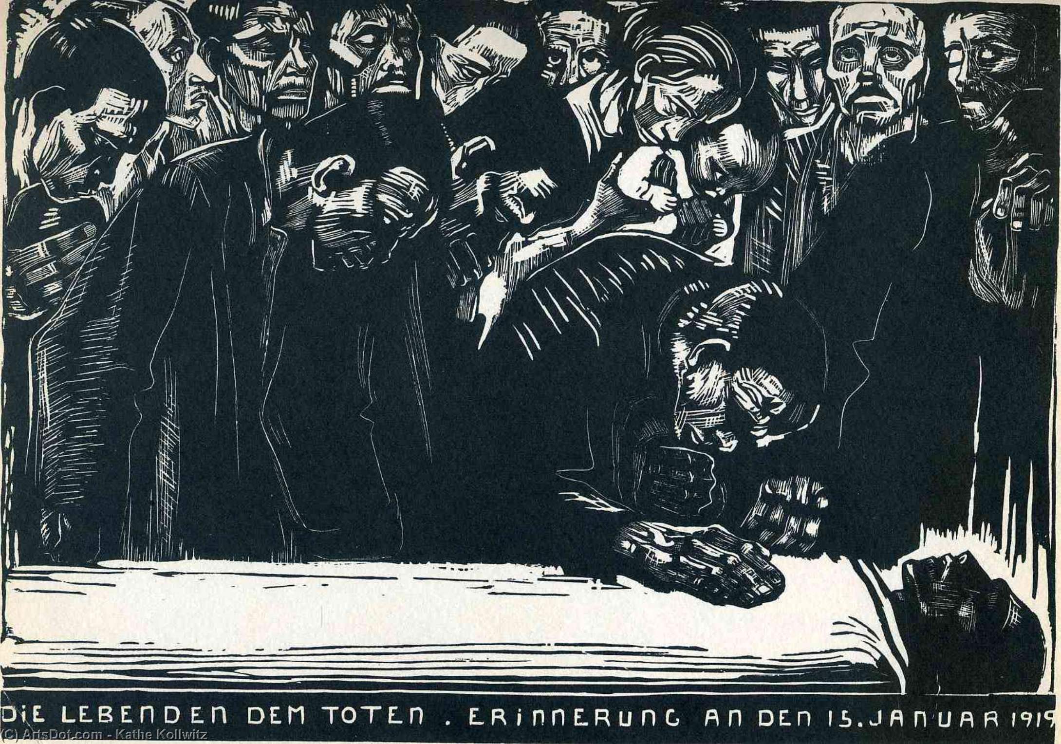 Memorial For Karl Liebknecht — Käthe Kollwitz