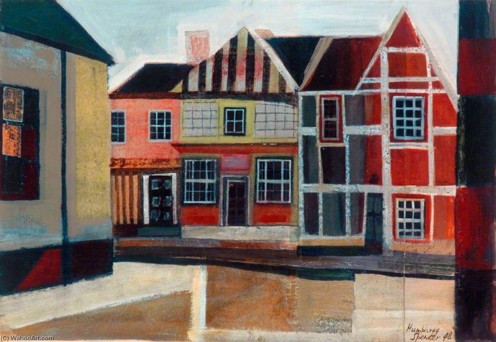 Mr Fiskes' Shop (study) — John Humphrey Spender