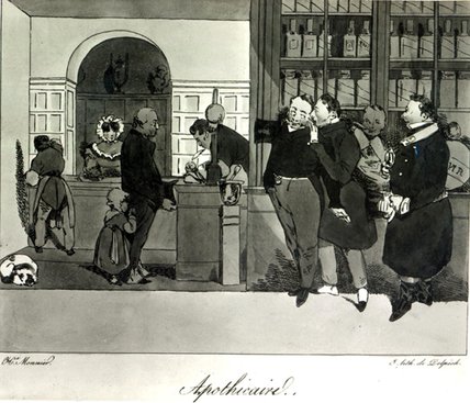 Apothecary — Henri Bonaventure Monnier