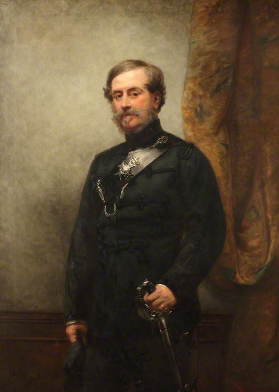 Colonel Robert Myddleton Biddulph (1805–1872), Mp — Henry Richard Graves