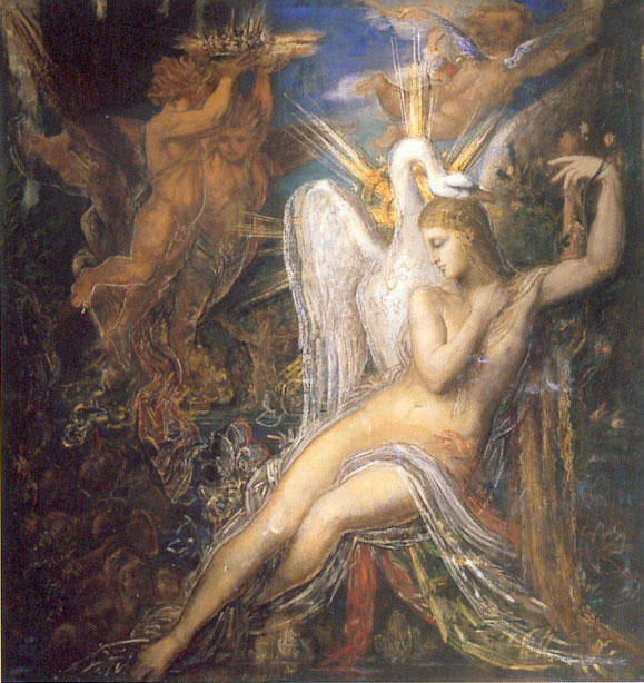 Leda And The Swan — Gustave Moreau