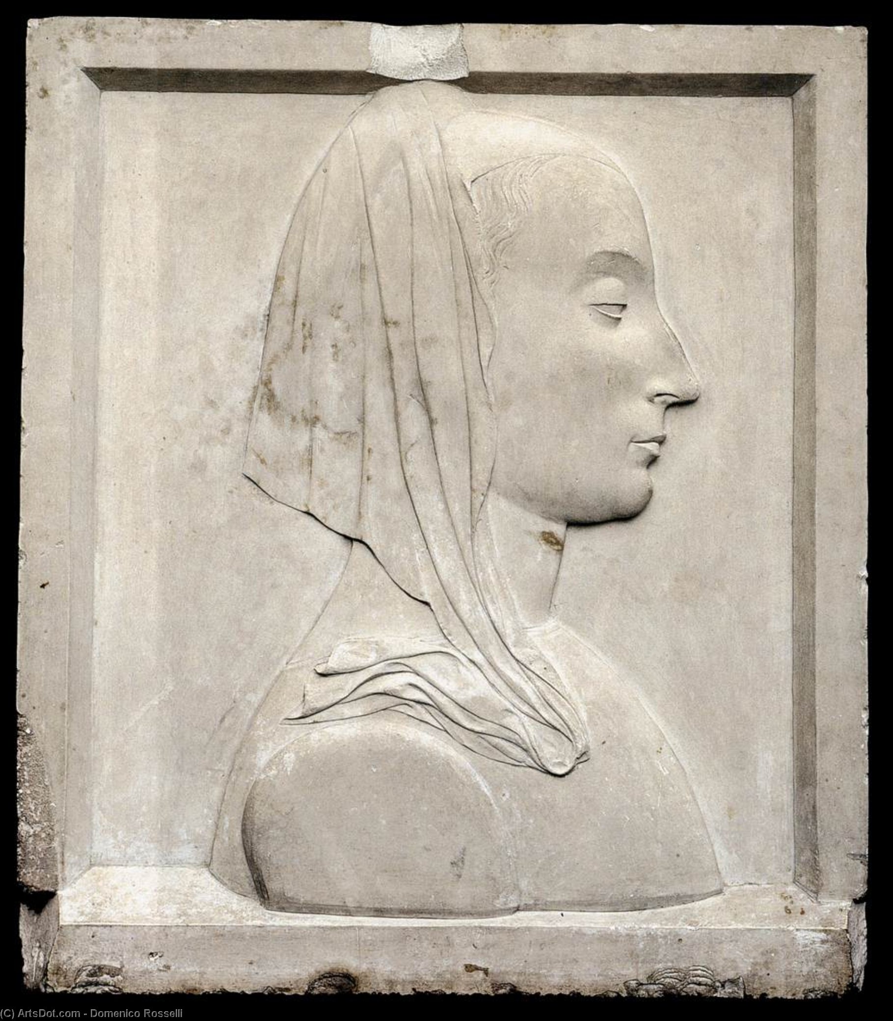 Portrait Of Battista Sforza — Domenico Rosselli