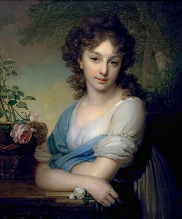 Portrait Of Elena Aleksandrovna Naryshkina — Vladimir Lukich Borovikovsky