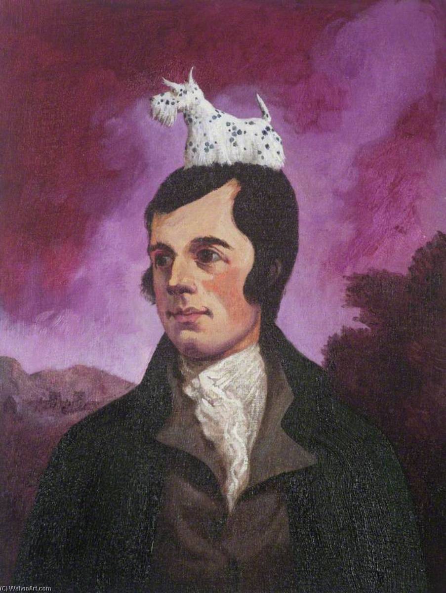Robert Burns With Scottie Dog — Allen Ramsay