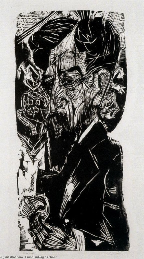 Portrait Ofvan Vloten — Ernst Ludwig Kirchner