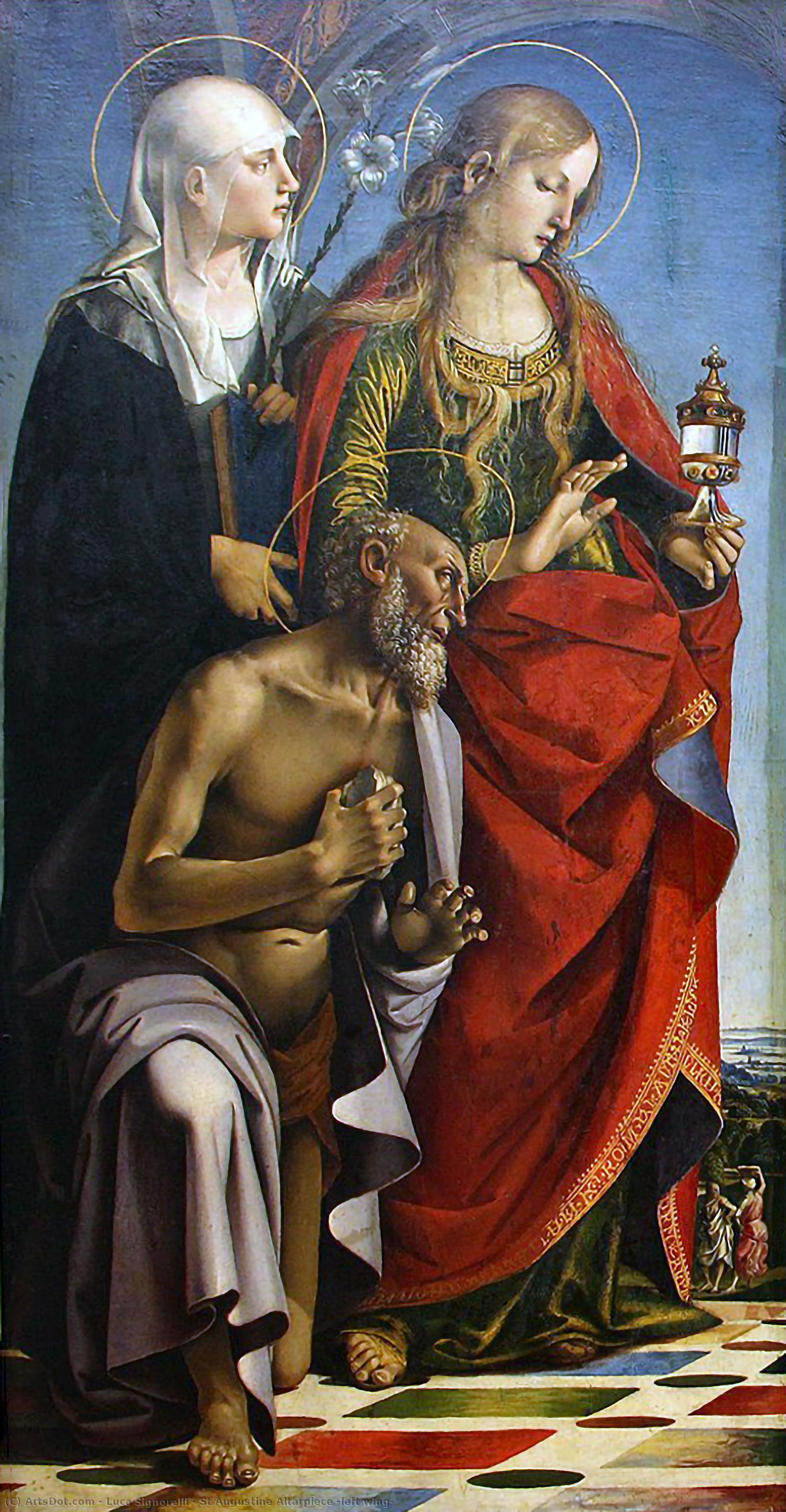 Retablo De San Agustín (ala Izquierda) — Luca Signorelli