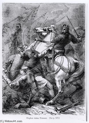 Stephen Taken Prisoner — Henri Félix Emmanuel Philippoteaux