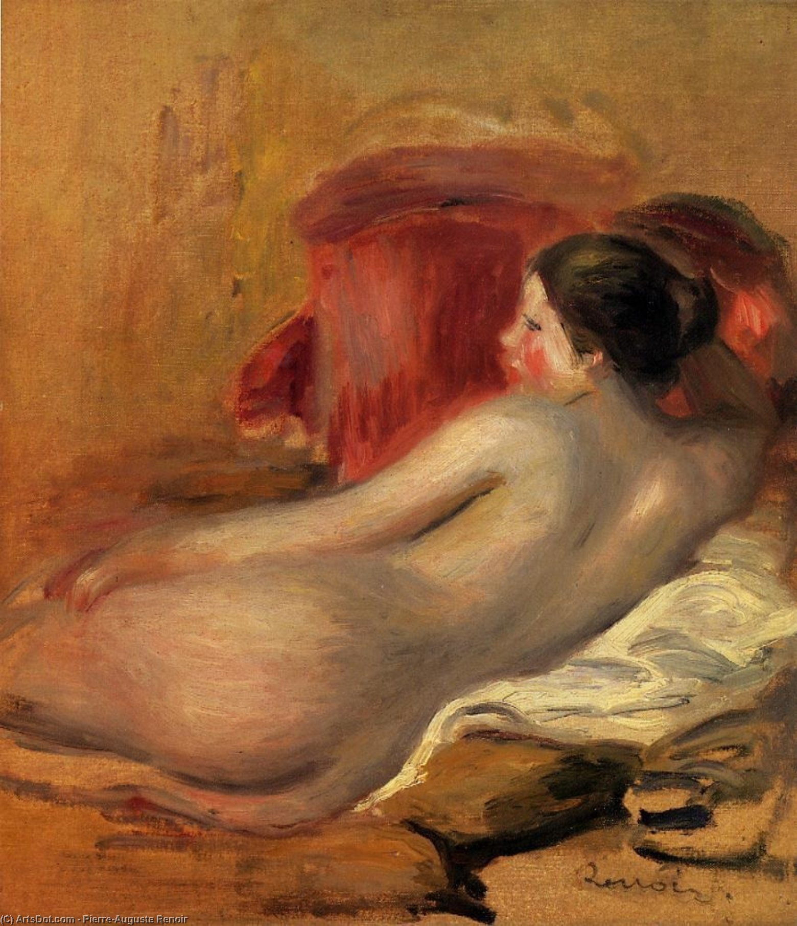 Reclining Model — Pierre-auguste Renoir