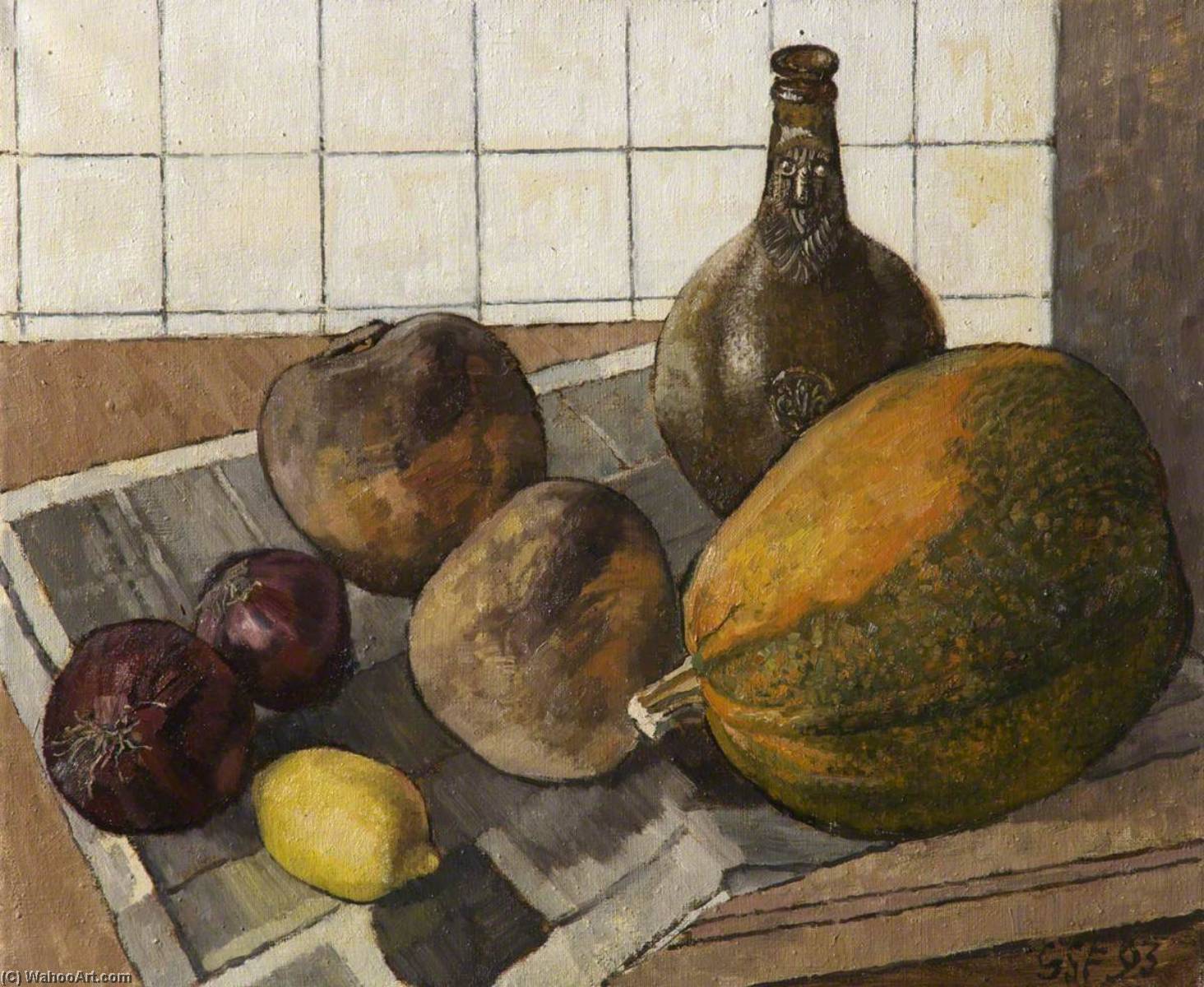 Still Life With Lemon — Geoffrey Scowcroft Fletcher