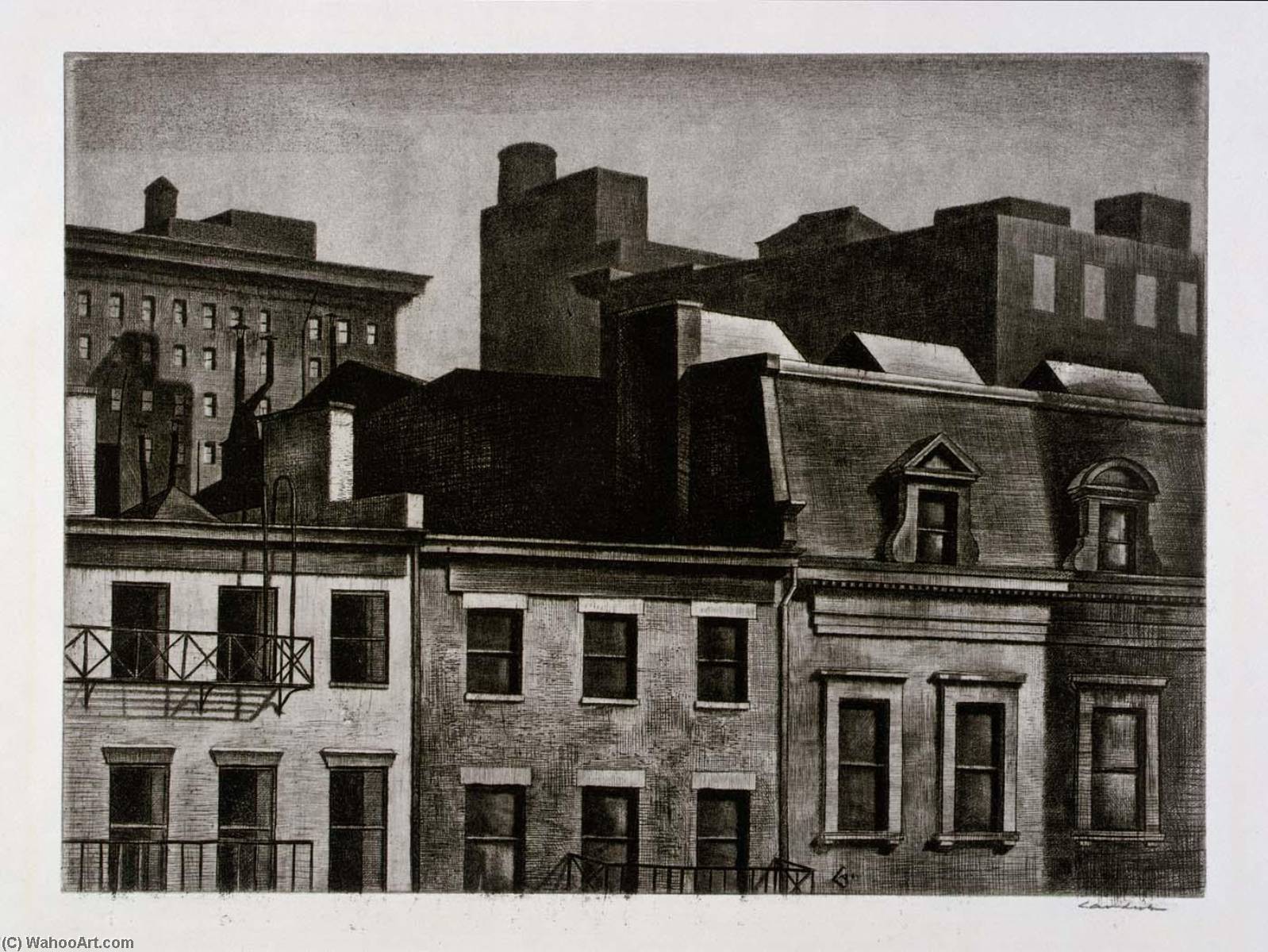 Housetops, 14th Street — Armin Landeck