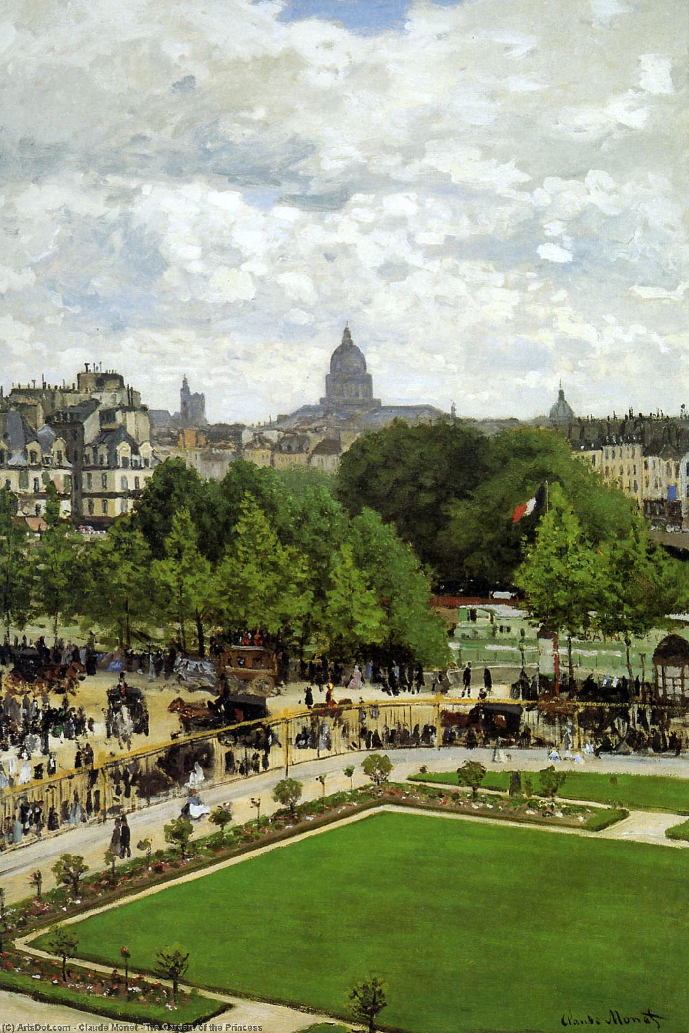 El Jardín De La Princesa — Claude Monet