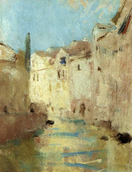 On The Canal — Charles Webster Hawthorne
