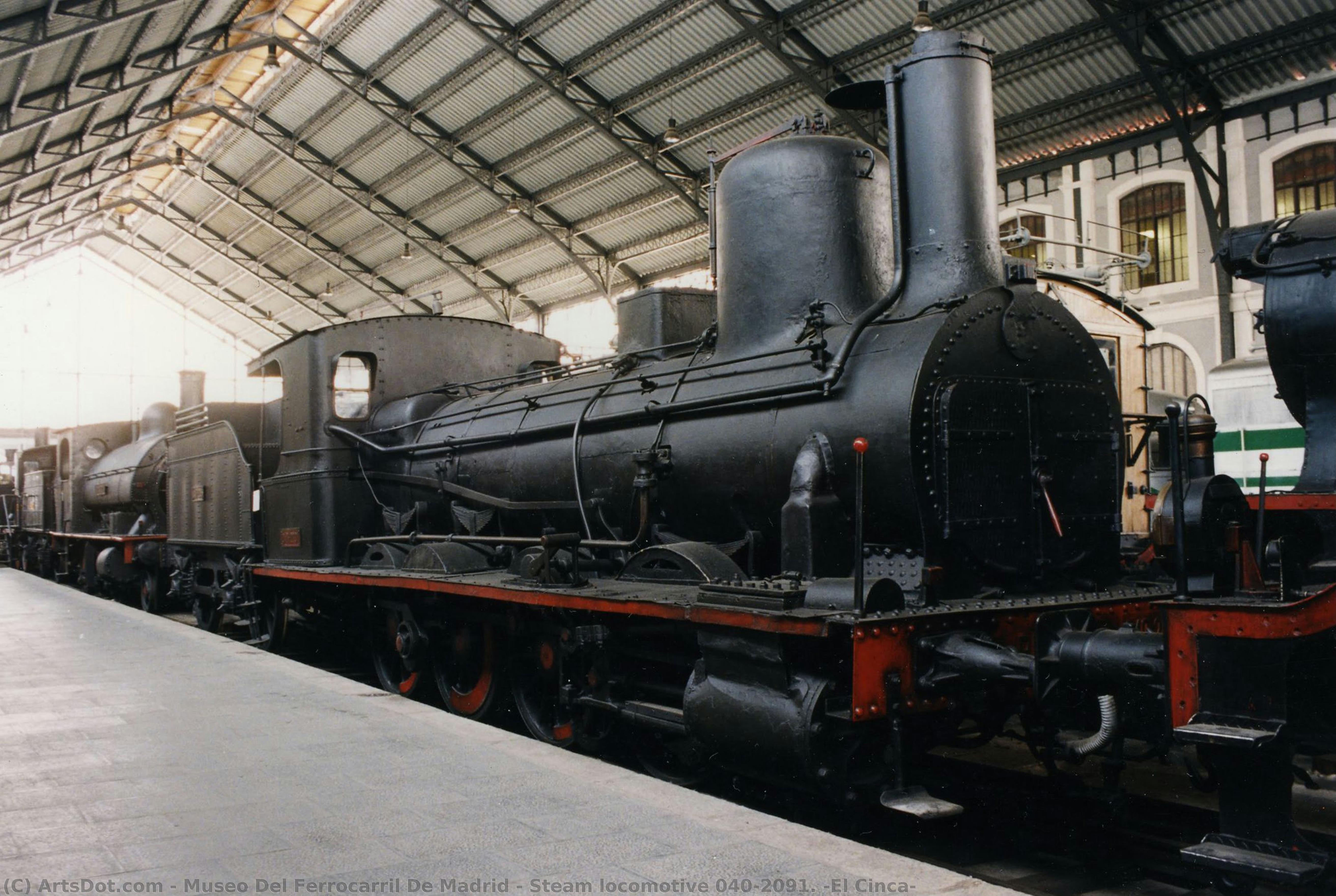 Steam Locomotive 040-2091. “el Cinca — マドリード鉄道博物館