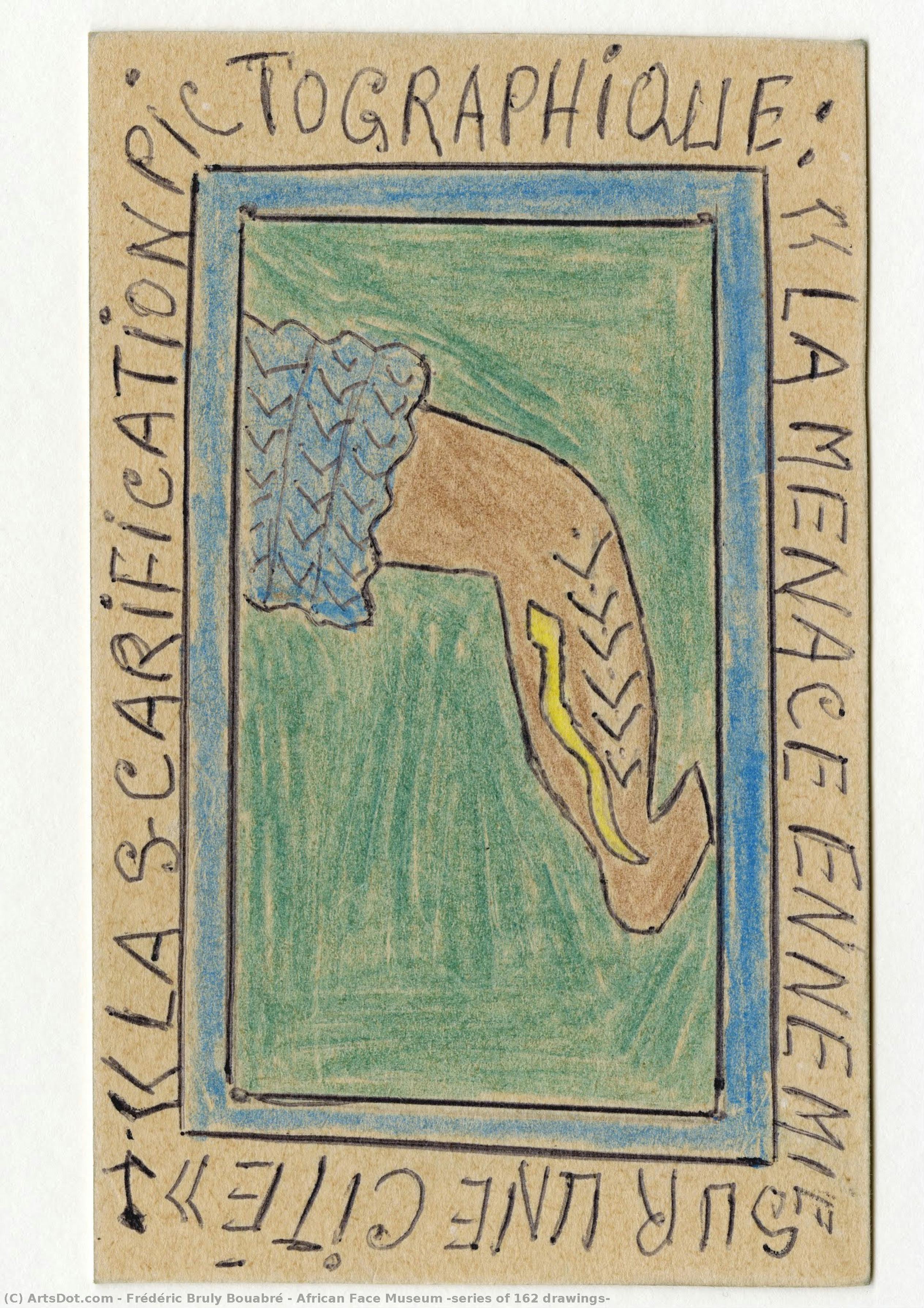 African Face Museum (series Of 162 Drawings) — Frédéric Bruly Bouabré