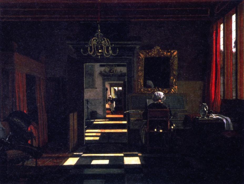 Interior With A Lady Playing The Virginal — Эмануэль Де Витт