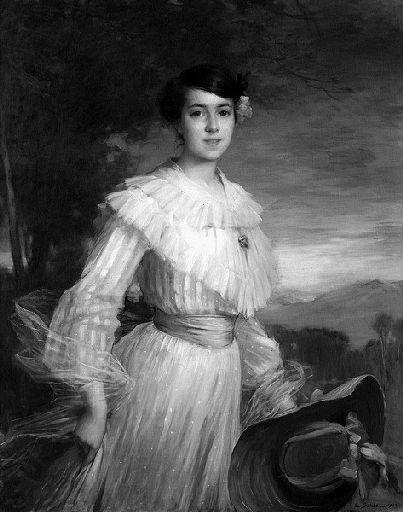 Portrait De Mademoiselle Reclus — Bordes Ernest