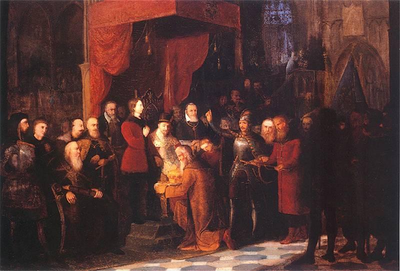 Coronation Of The First King A.d. 1001 — Jan Matejko