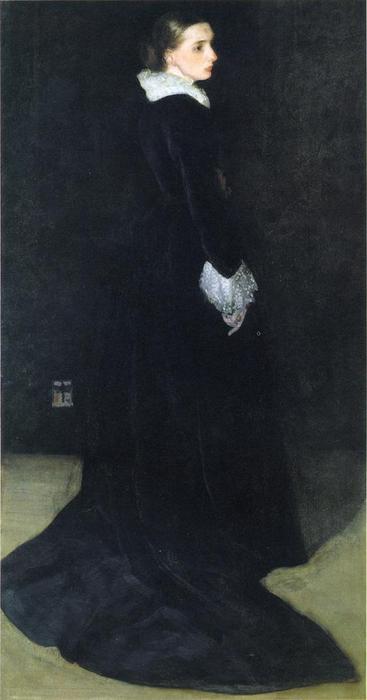 Disposición En Gris Y Negro. Retrato De La Madre Del Pintor — James Abbott Mcneill Whistler