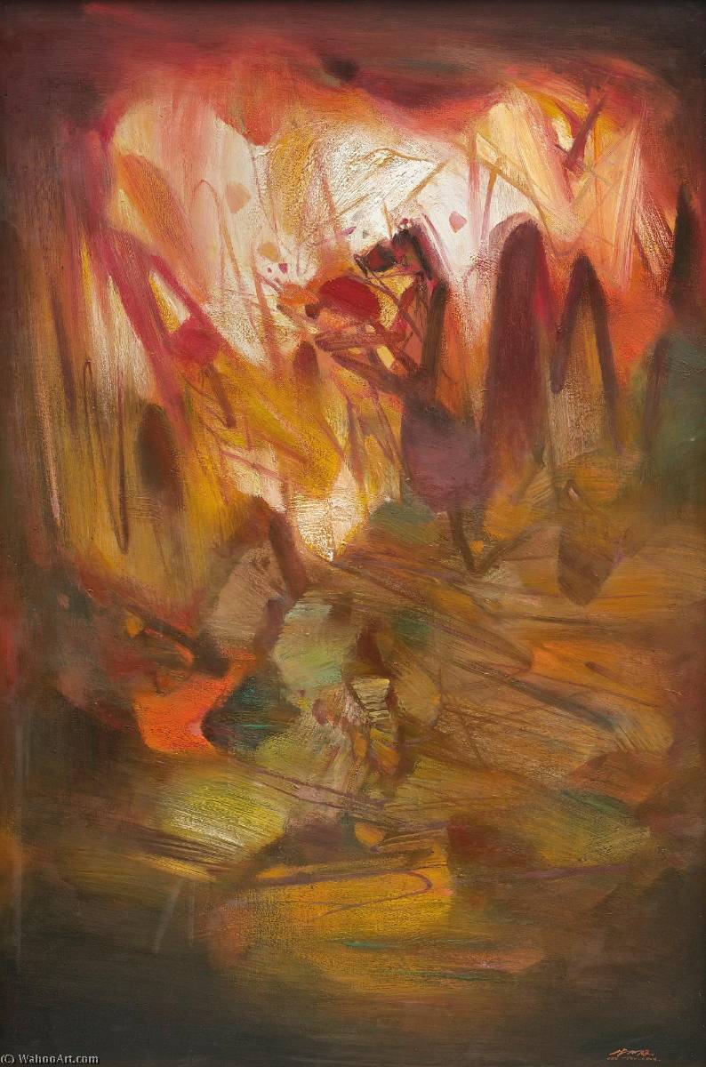 Embrasement (a Blazing Area) — Chu Teh-chun