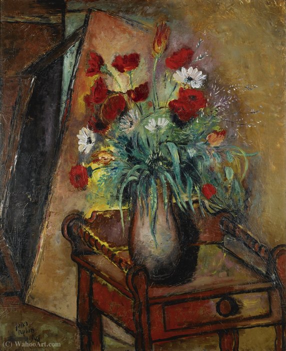 After The Bombing, (1948) — Рувен Рубин