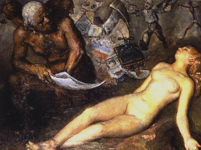 Desnudo De Mujer — Eugenio Hermoso Martínez