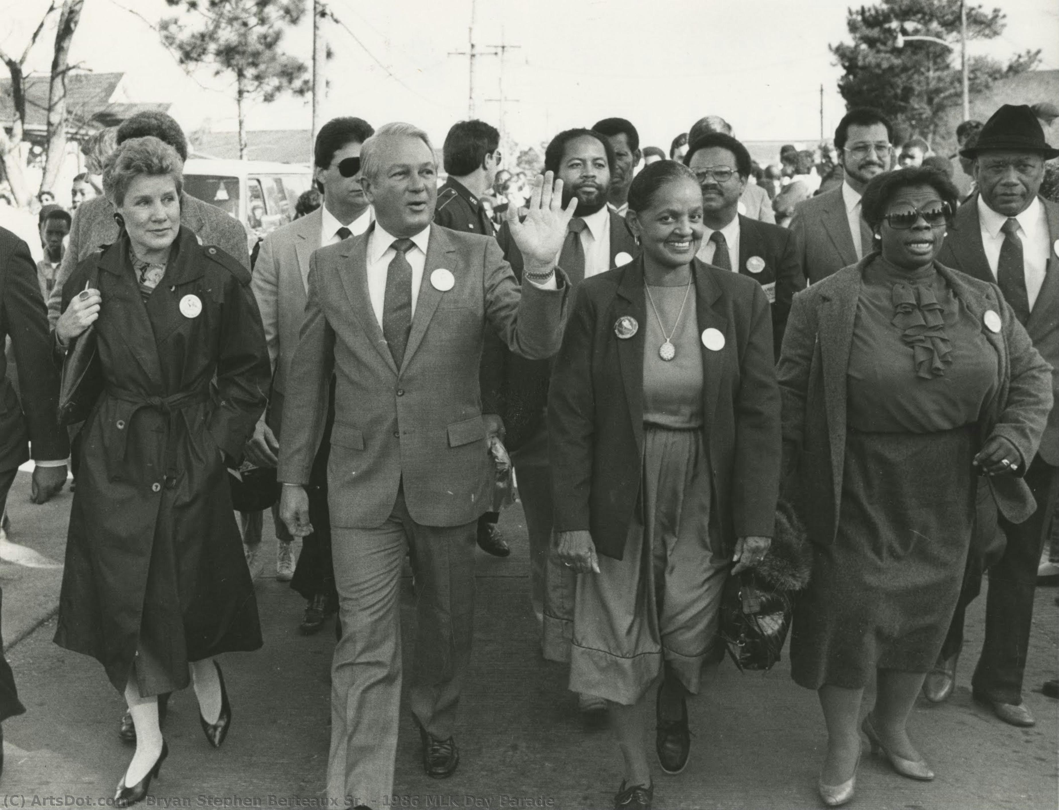 1986 Mlk Day Parade — Bryan Stephen Berteaux Sr.