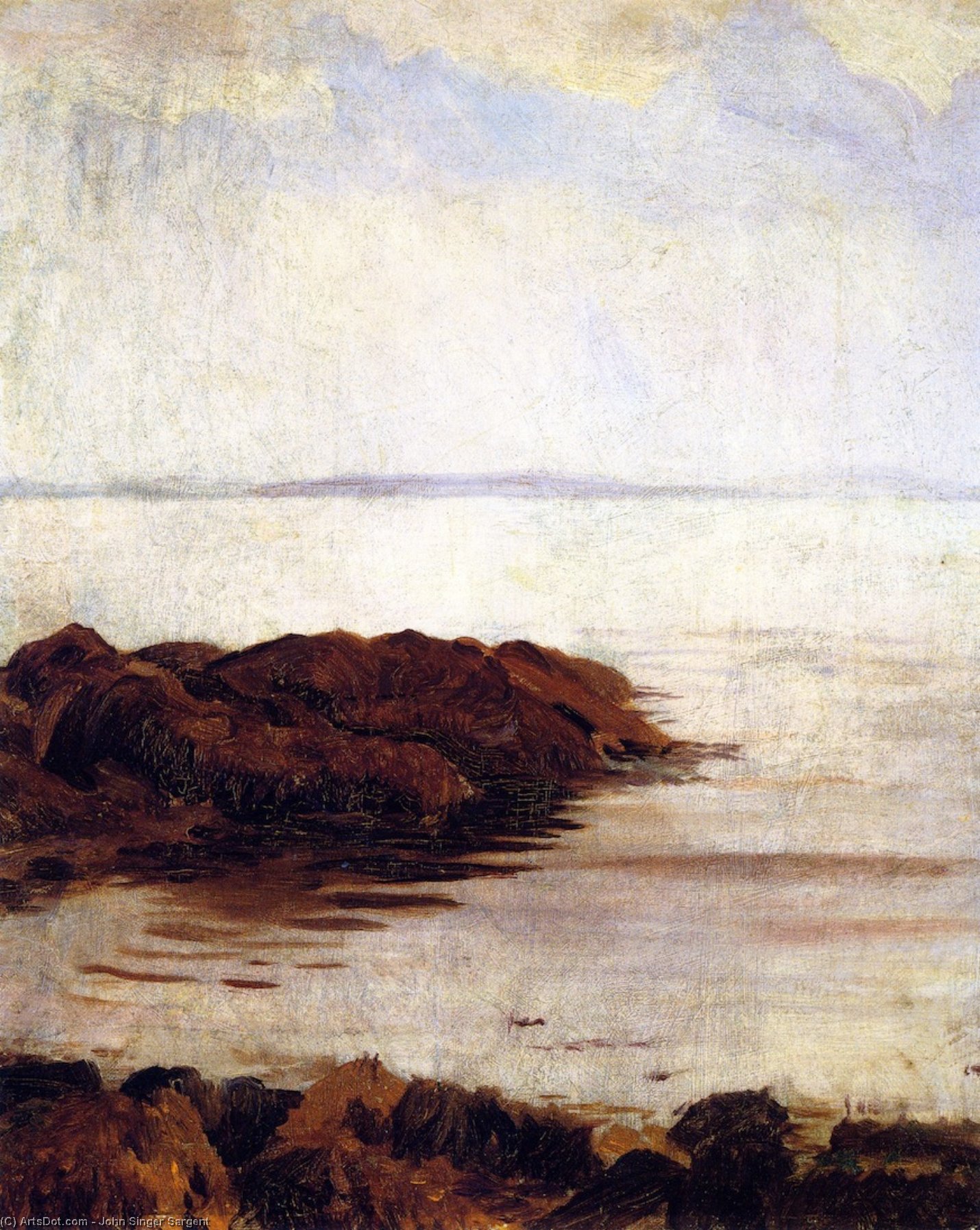 Seascape With Rocks (also Known As Sea And Rock) — John Singer Sargent