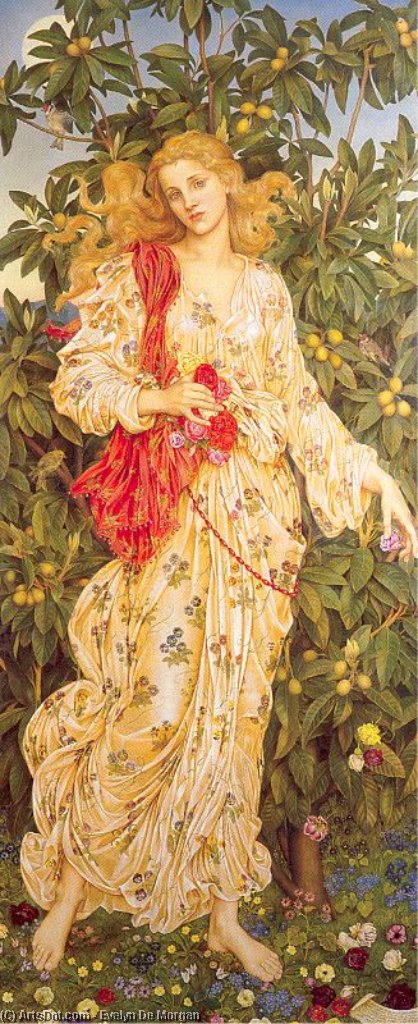 Flora — Evelyn De Morgan