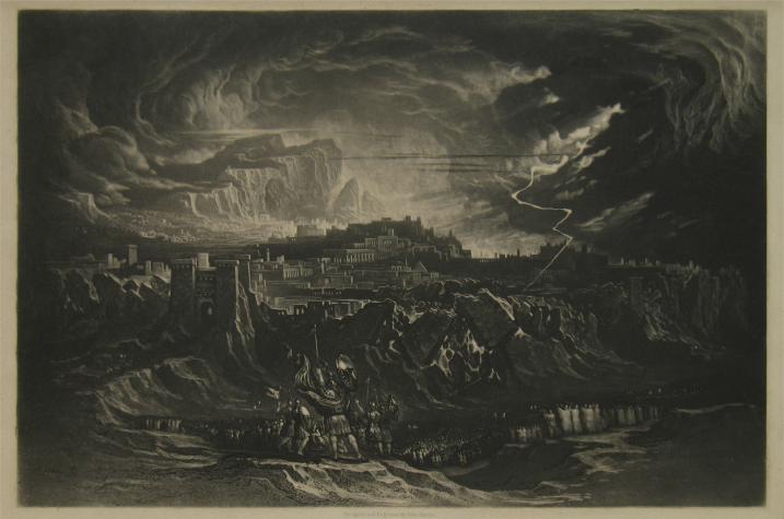 Fall Of The Walls Of Jericho — John Martin