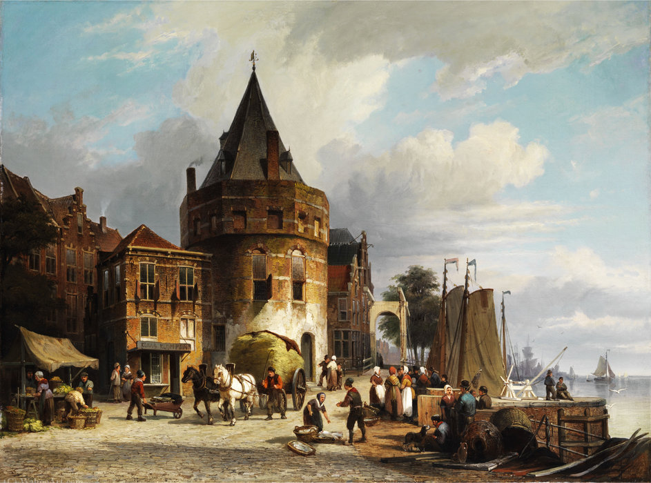 Der Schreiersturm In Amsterdam — Pieter Cornelis Dommersen