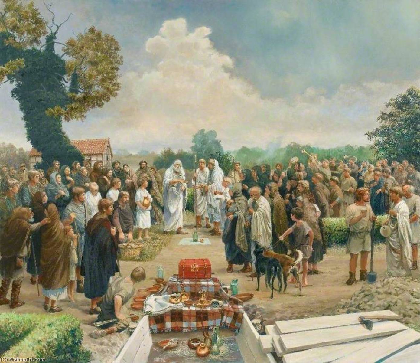 Romano British Burial Ceremony At Turnershall Farm — Peter Froste