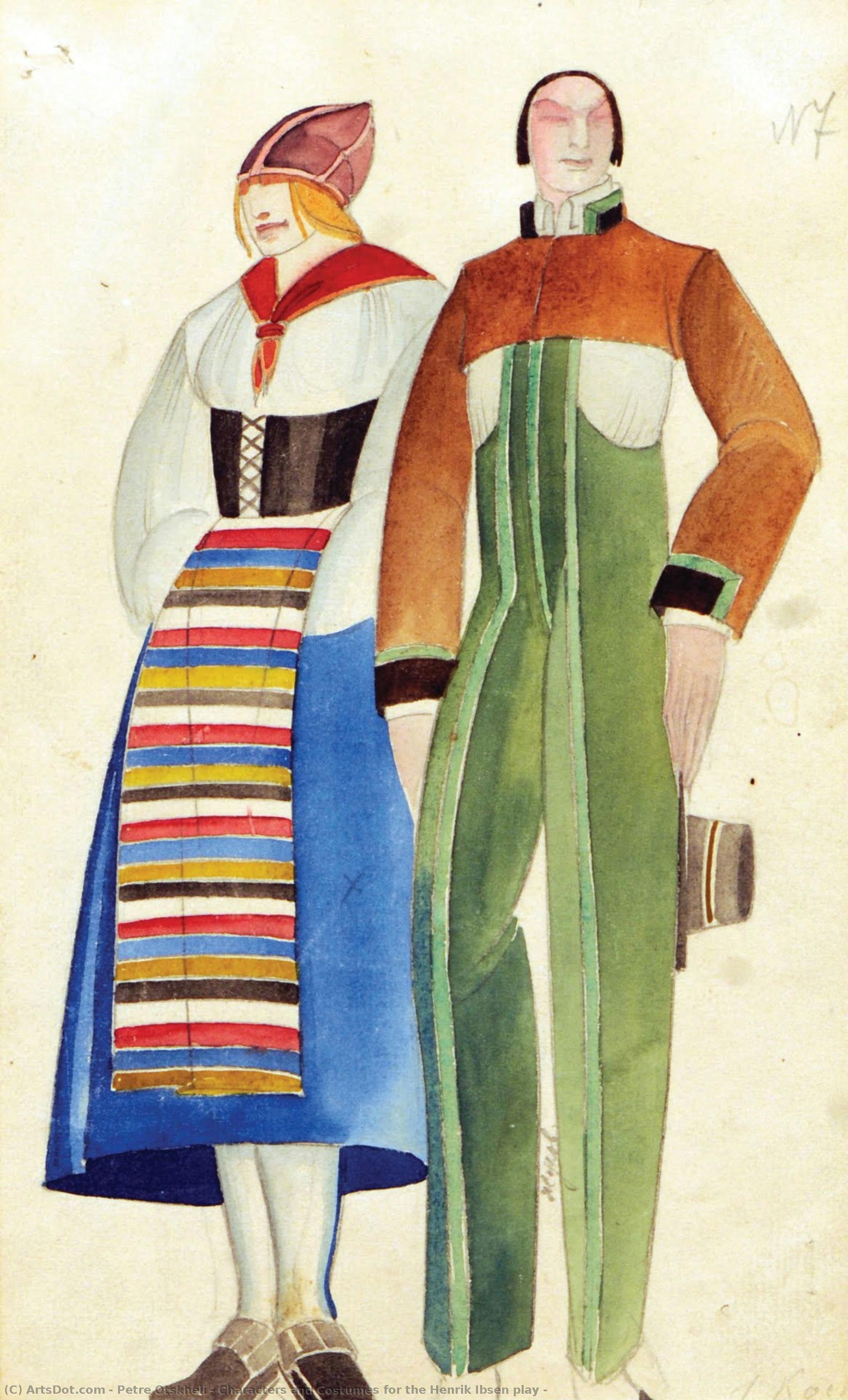 Characters And Costumes For The Henrik Ibsen Play — Petre Otskheli