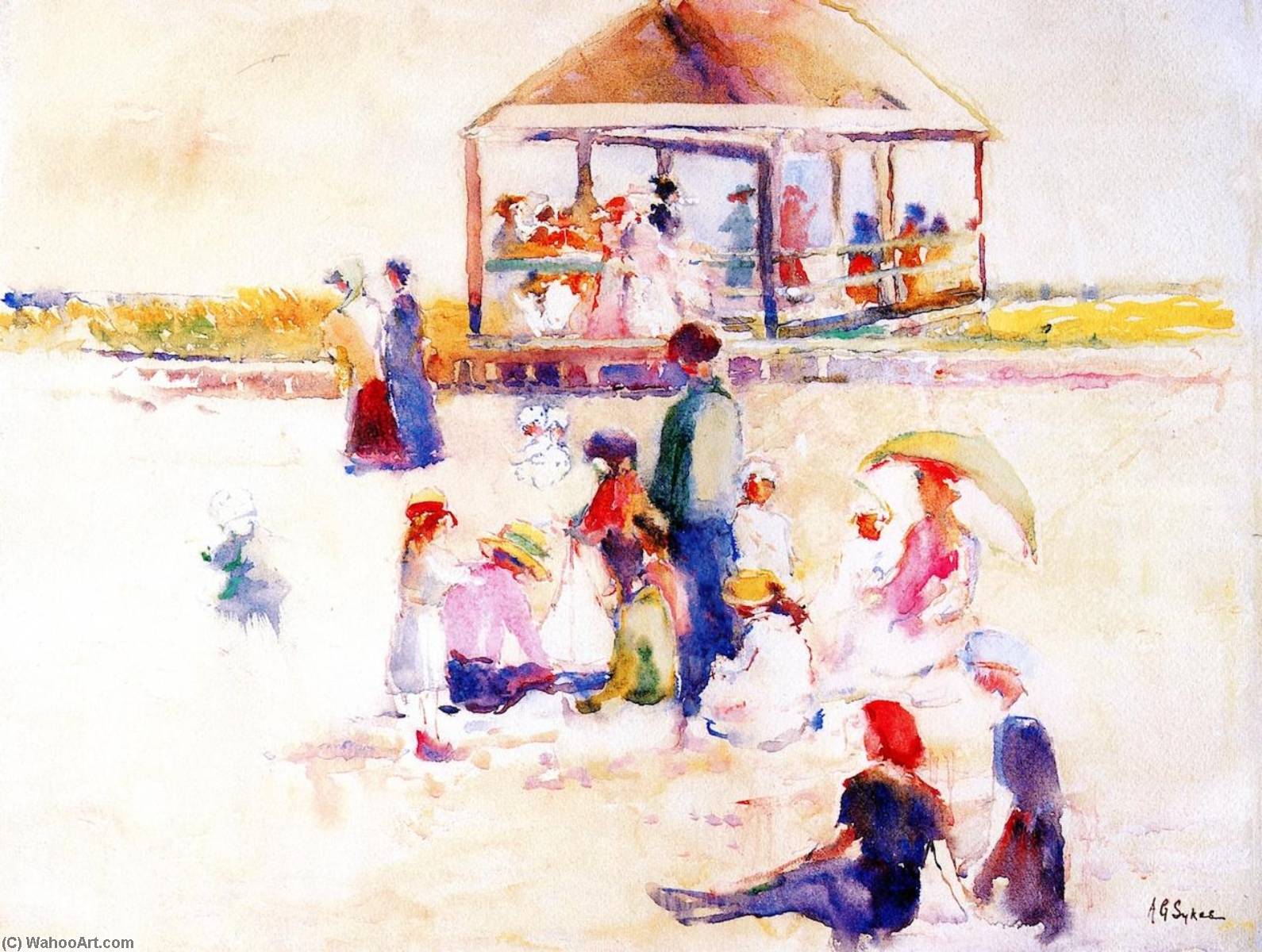 The Gazebo At Nonquitt, Massachusetts — Annie G Sykes