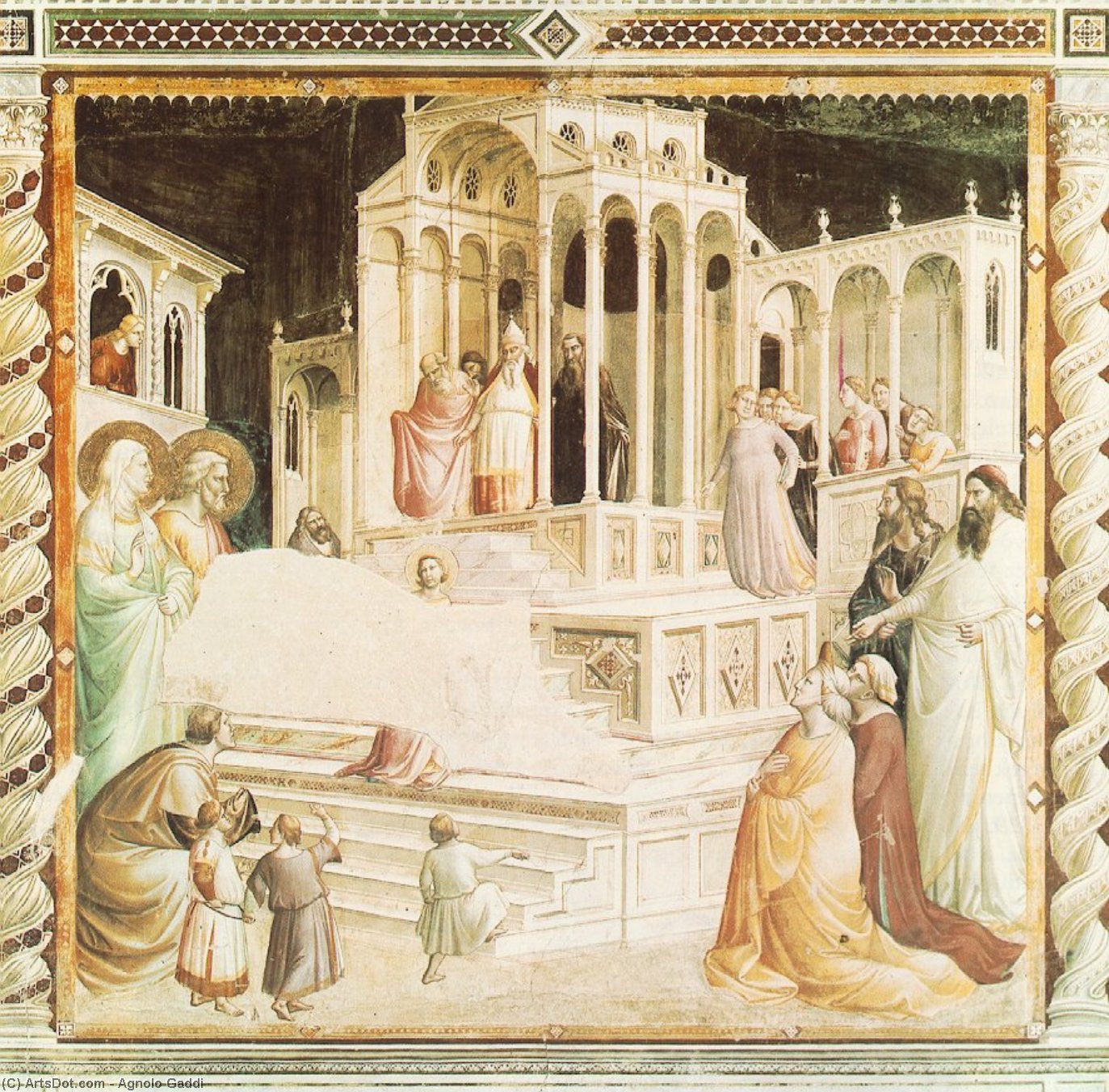 Presentation Of Mary In The Temple — Agnolo Gaddi