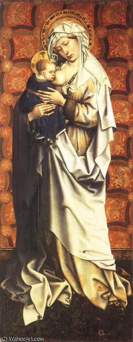 Triptych-virgin And Child — Robert Campin (master Of Flemalle)