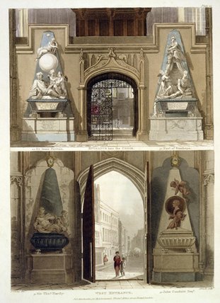 The Entrance Into The Choir And The West Entrance — Thomas Uwins
