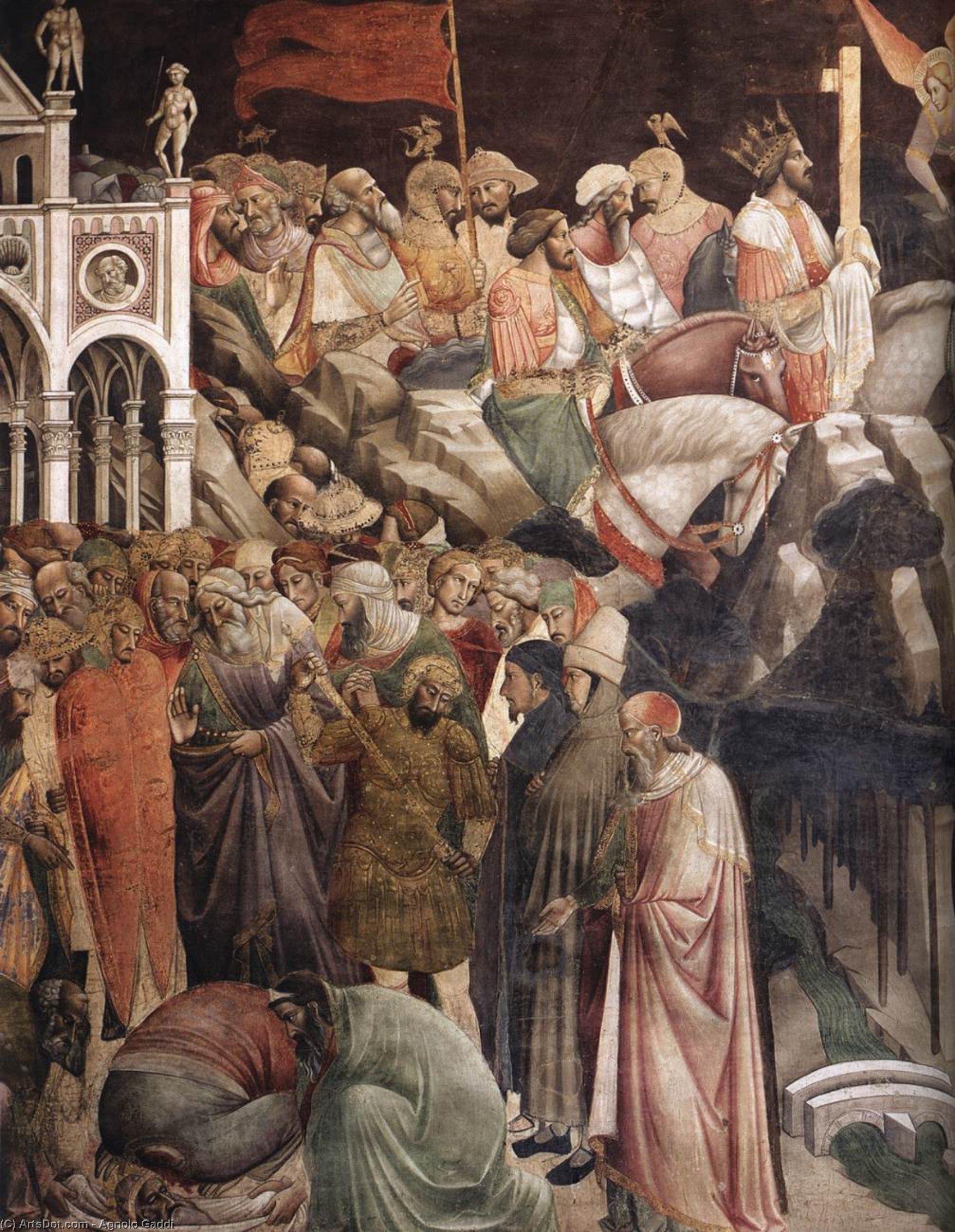 The Triumph Of The Cross (detail) — Anđolo Gadi